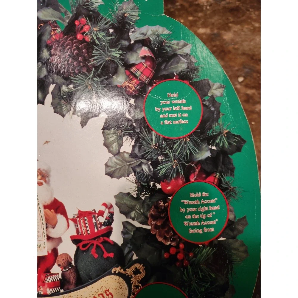 WREATH BUILDING KIT Horse And Presents CHRISTMAS HOLIDAY WREATH ACCENT‎ PIECES
